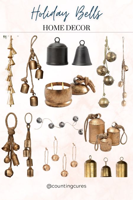 Ring in the festive season with these holiday bells home decor! 
#seasonanlstyling #christmasdecor #homeinspo #designtips

#LTKSeasonal #LTKhome #LTKstyletip