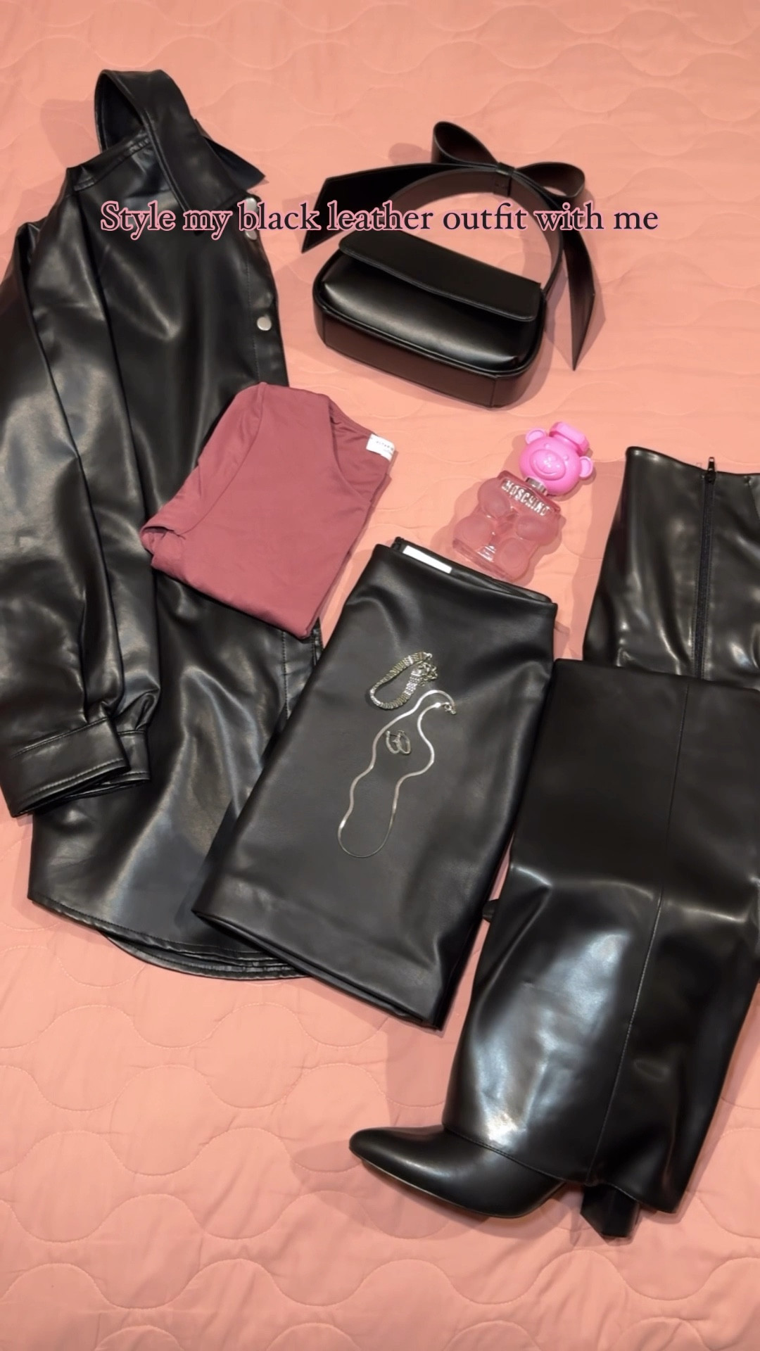 Style my black leather outfit with me 🖤
.
🔖 Subscribe to my LTK for more
.
🔖 Follow @its.sandyibrahim for more#LTKMostLoved 

#LTKShoeCrush #LTKStyleTip