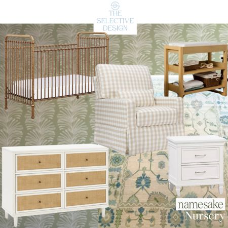 My go to for sourcing Nursery Furniture: @namesake_home. They have truly thought of it all when it comes to the best for baby while maintaining timeless design details. These heirloom quality pieces are crafted with safety, sustainability, and comfort in mind. Message me @the.selective.design or check out my Like to Know It page for specific links. @namesake_home #gifted #createyours #nursery #nurserydecor #nurseryfurniture #genderneutralnursery #boynursery #girlnursery #nurseryideas #nurseryreveal #cribs #nurserychair 

#LTKbaby #LTKbump #LTKfamily