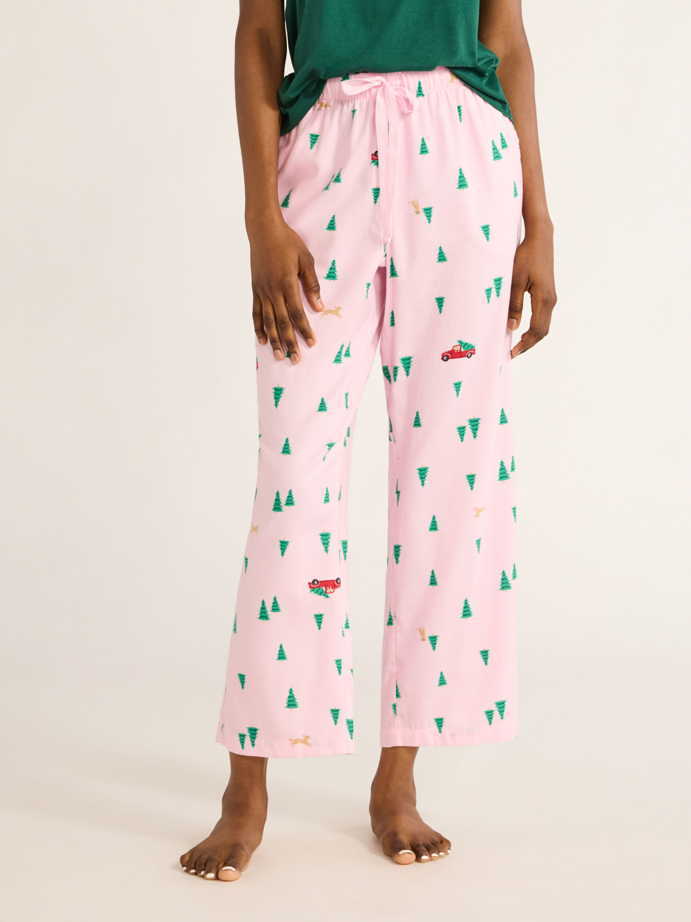 Joyspun Women's Flannel Sleep Pants, 30” Inseam, Sizes XS-3X | Walmart (US)