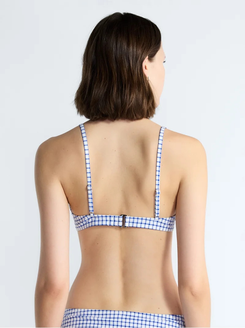 Free Assembly Women's and Women's Plus Cinched Underwire Bikini Top, Sizes XS-3X | Walmart (US)