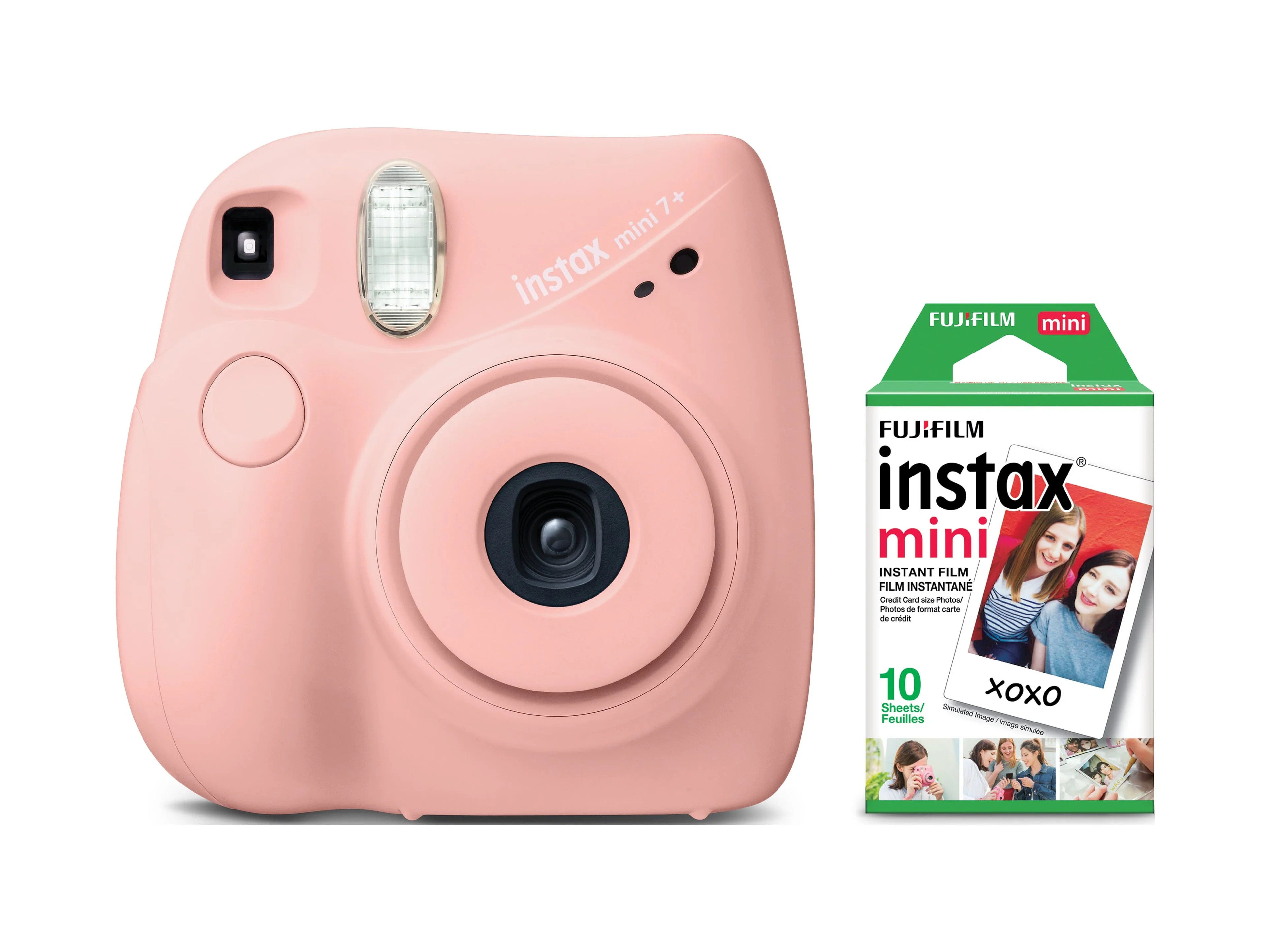 Fujifilm INSTAX Mini 7+ Exclusive Blister Bundle with Bonus Pack of Film (10-pack Mini Film), Lig... | Walmart (US)