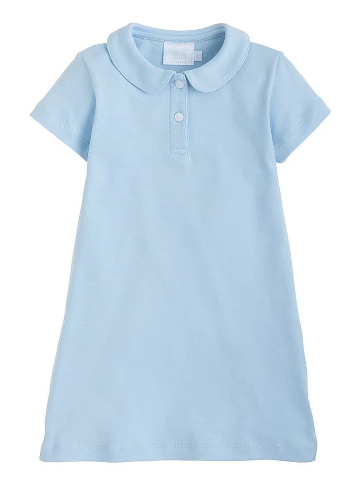 Little Polo Dress - Aqua | Little English