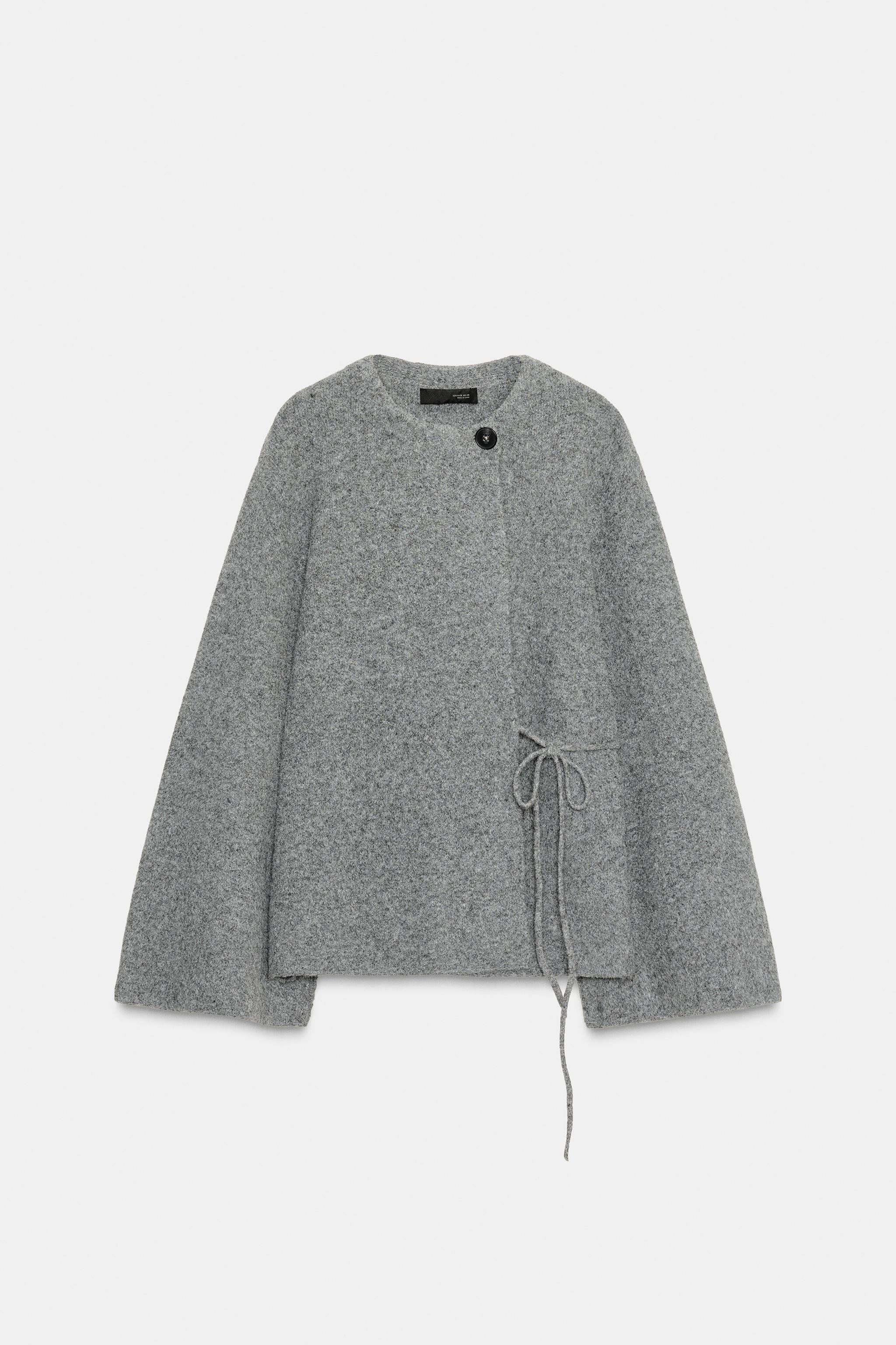 CARDIGAN WITH SLEEVE OPENING | Zara Canada