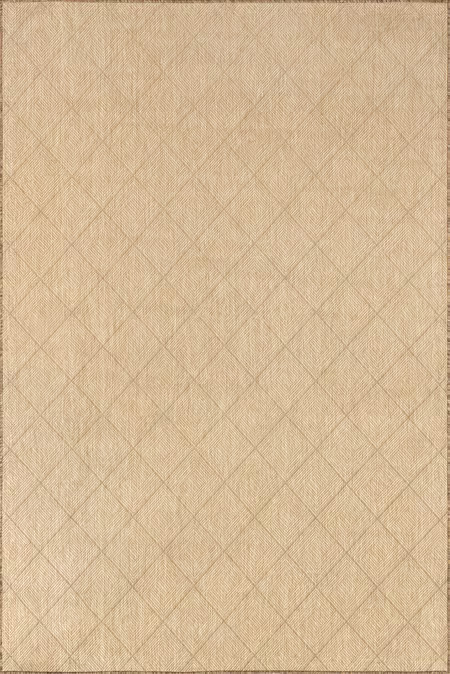 Brown Kirstin Diamond Indoor/Outdoor Area Rug | Rugs USA