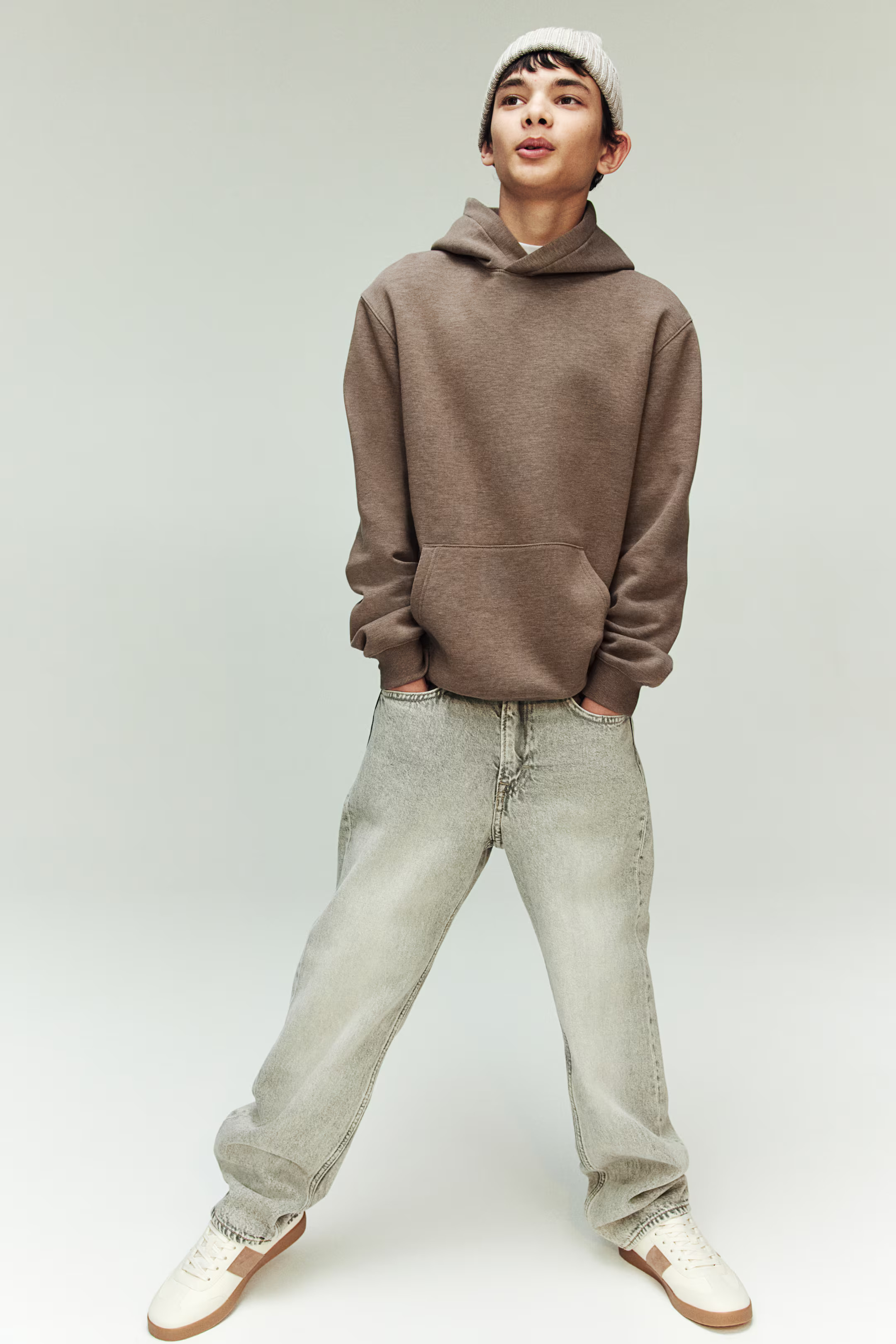 Hoodie - Brown - Kids | H&M US | H&M (US + CA)