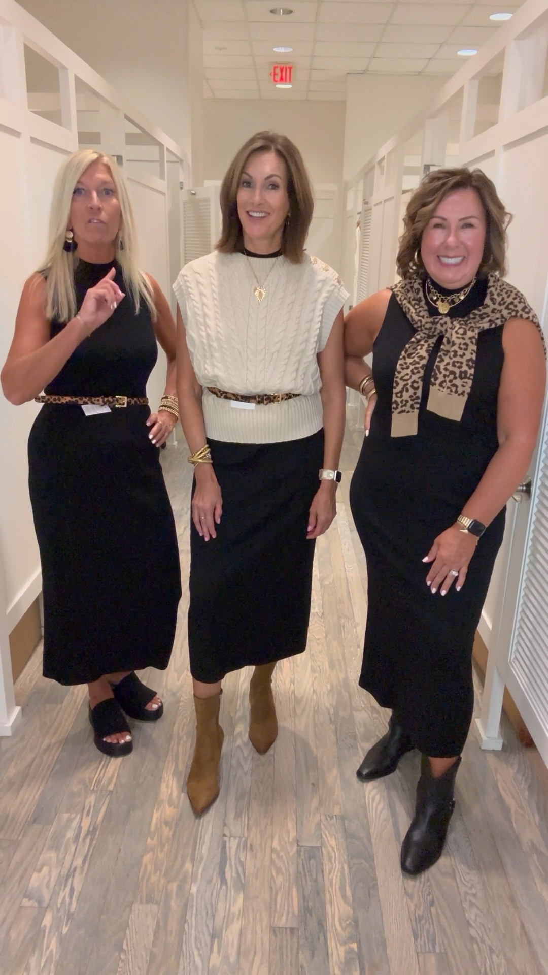 Loft Versa

Sweater Dress
small/medium/large
Vest - Large 
Belts - small & medium

Workwear outfits
Date night style
Sunday style
Fall outfit 

#LTKVideo #LTKStyleTip #LTKWorkwear