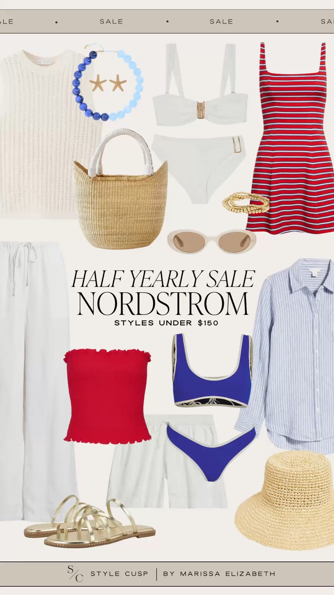 Nordstrom Half Yearly Sale picks under $150 🛍️

Nordstrom, Nordstrom sale, half yearly sale, summer sale, swimsuit, bikini, striped swimsuit, linen pants, straw bag, straw hat, summer accessories, striped shirt, gold sandals, summer outfits, sale finds

#LTKSaleAlert