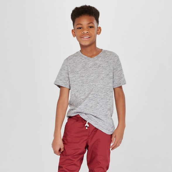 Boys' Short Sleeve Heathered Favorite T-Shirt - Cat & Jack™ | Target
