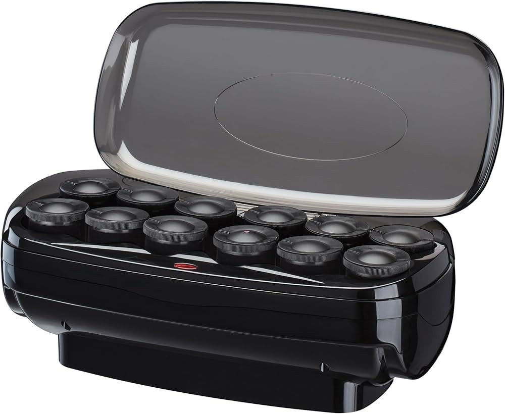 Conair Hot Rollers for Long, Medium & Short Hair, 12 Jumbo 1 ½" Heated Hair Rollers with Clips, ... | Amazon (US)