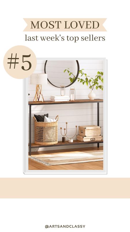 This console table is one of this week’s most loved finds! I have this in my entryway and love it. I found it on Amazon and it’s on sale now!

#LTKhome #LTKfindsunder100 #LTKsalealert