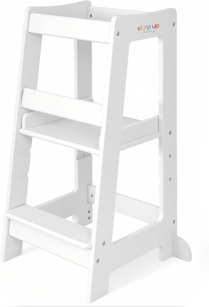 Stepup Baby Toddler Step Stool - Adjustable Height Kids Helper Step Stool, Durable, Non-Slip Plat... | Amazon (US)