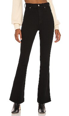 Dr. Denim Moxy Flare in Black from Revolve.com | Revolve Clothing (Global)