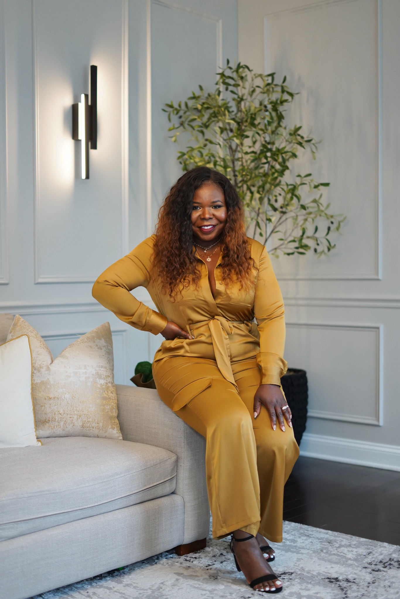 On Saturday we wear comfy and cute jumpsuit 🥰  can you believe this jumpsuit is from @walmart?! #walmartfashion @walmartfashion #ootd #jumpsuit 

#LTKsalealert #LTKmidsize #LTKparties