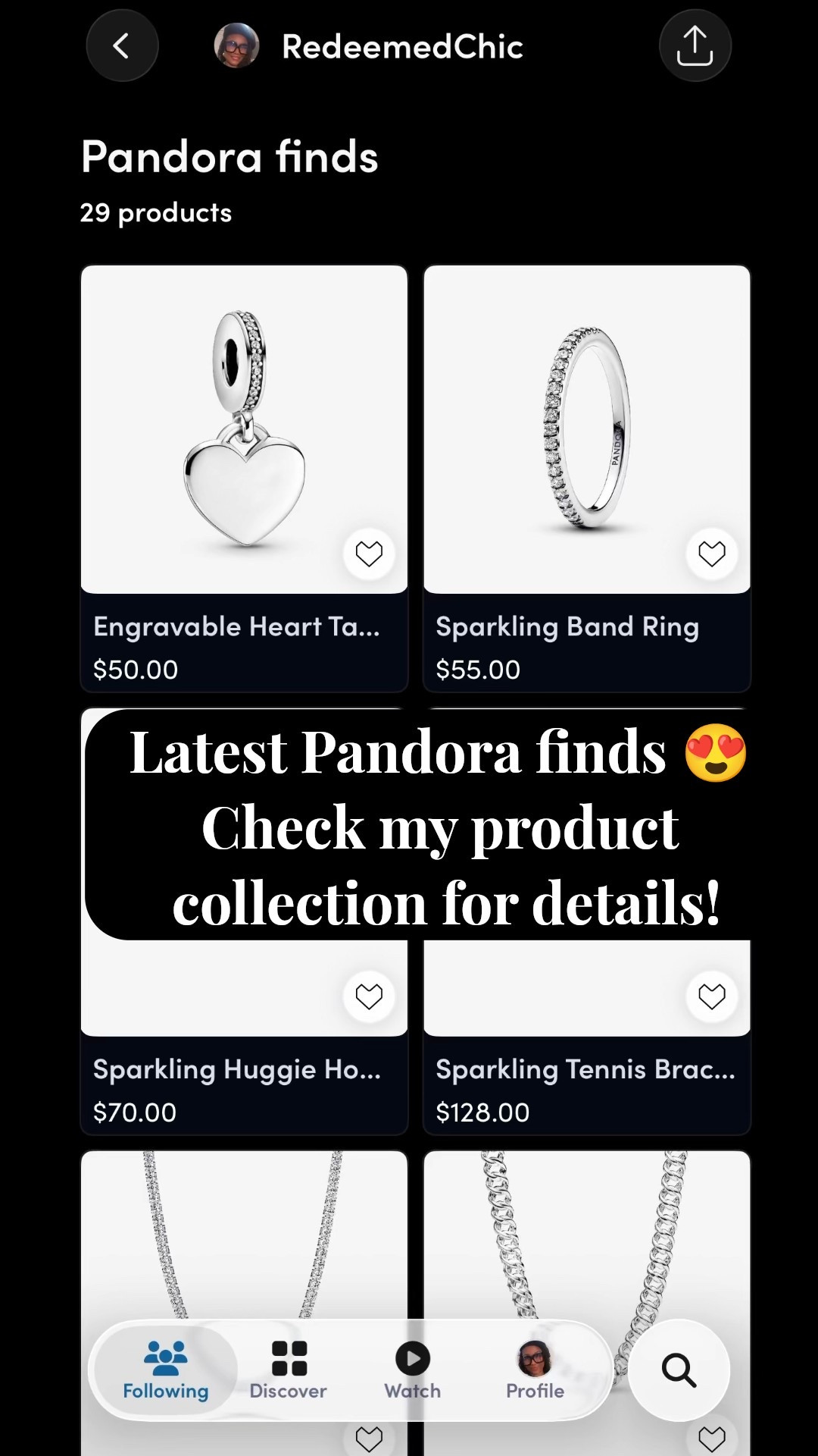 Check out my latest Pandora finds! They even have a 50% off sale!! Valentine’s Day is vastly approaching! You don’t want to miss out! 

#LTKSeasonal #LTKSaleAlert #LTKGiftGuide