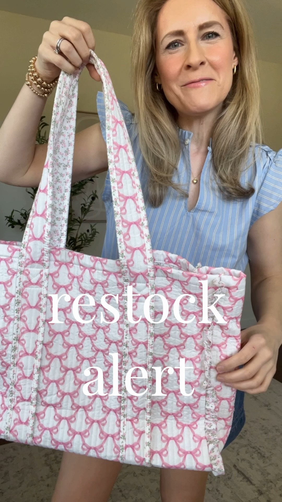 Restocked! My quilted Walmart tote bag is back in stock in all four colorways! Run! Such a beautiful bag that’s giving Vera Bradley or LoveShackFancy but it’s just $20.87! Love this one! #walmartfashion
