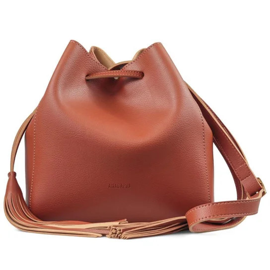 Bolsa Anacapri Bucket Caramelo Viena - Marrom | Zattini (BR)