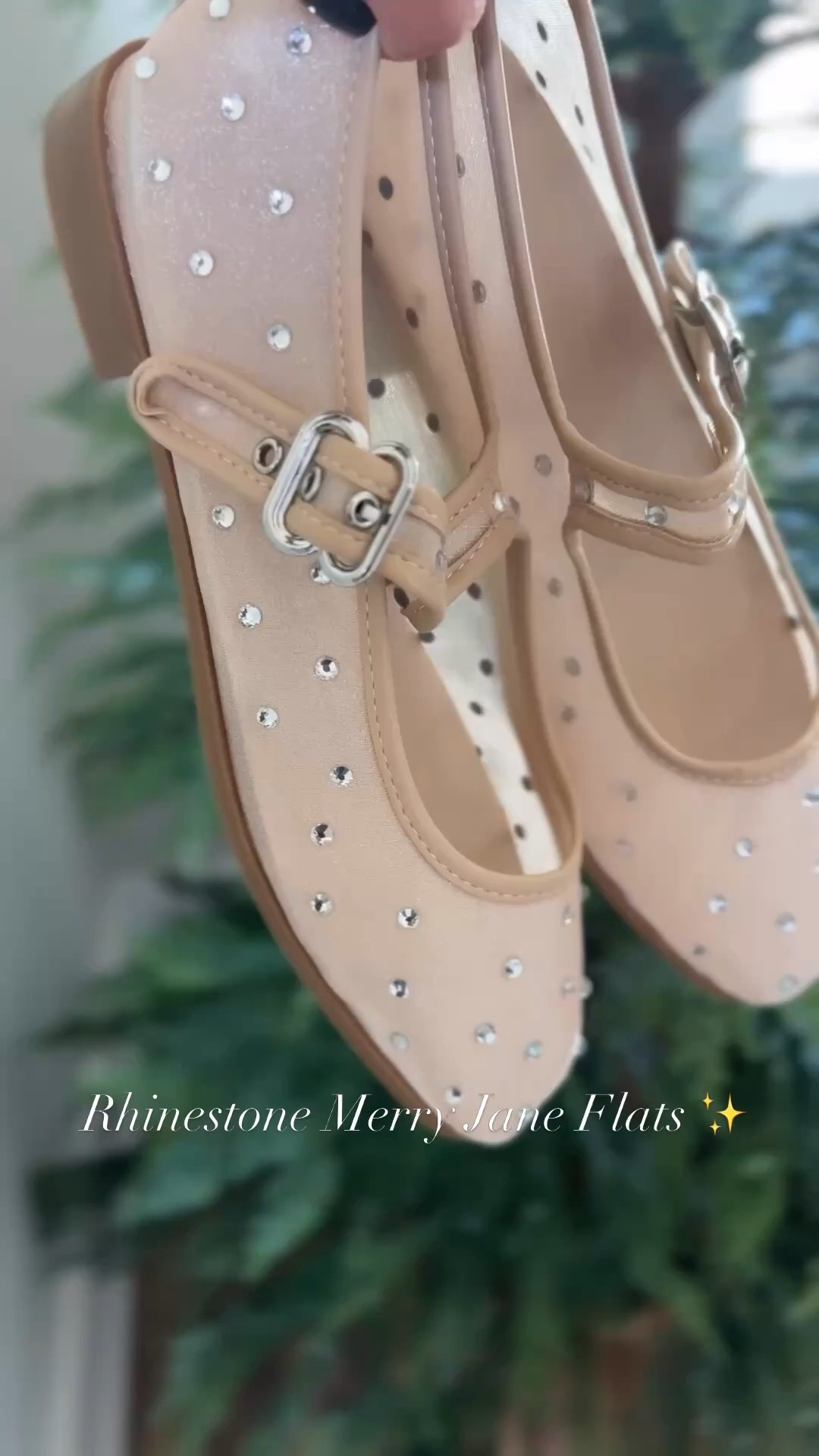 Rhinestone Mary Jane Flats are a beaut and will be perfect with any outfit! Surprisingly super comfortable, you can Dress them up with a cute dress or down with a pair of jeans and add some sparkle to your wardrobe! ✨

- be sure to grab a 

Flats | Ballet Shoes | everyday outfit | church shoes | work clothes | holiday shoes | sparkle shoes. 

#LTKShoeCrush #LTKVideo #LTKFindsUnder50
