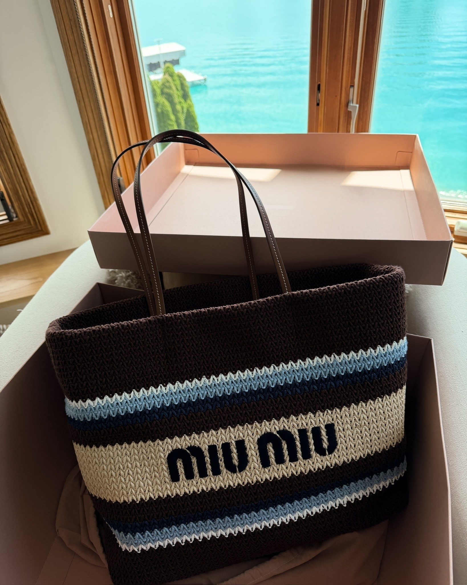 Unboxing my new Miu Miu bag!! Perfect for summer travels. Can’t wait to style her!

#LTKSeasonal #LTKTravel #LTKgrwm