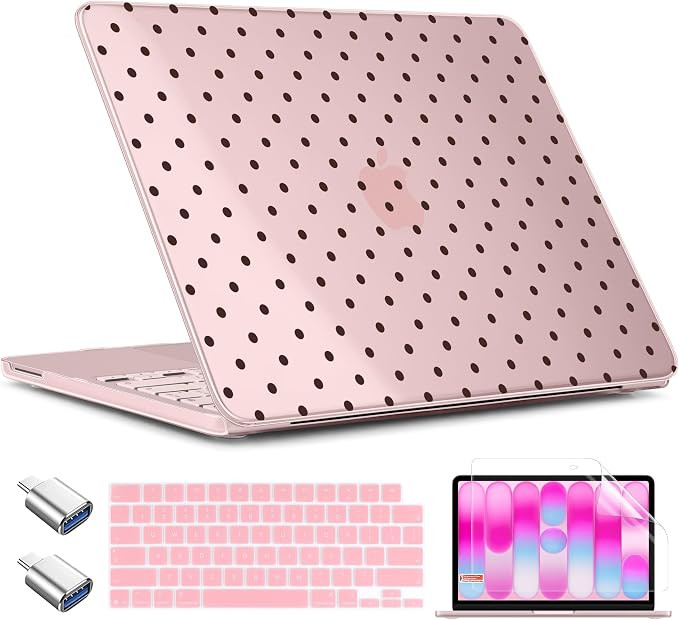TWOLSKOO for MacBook Neo 13 inch Case 2026 A3404 A18 Pro Chip, Plastic Hard Shell Pattern Case wi... | Amazon (US)