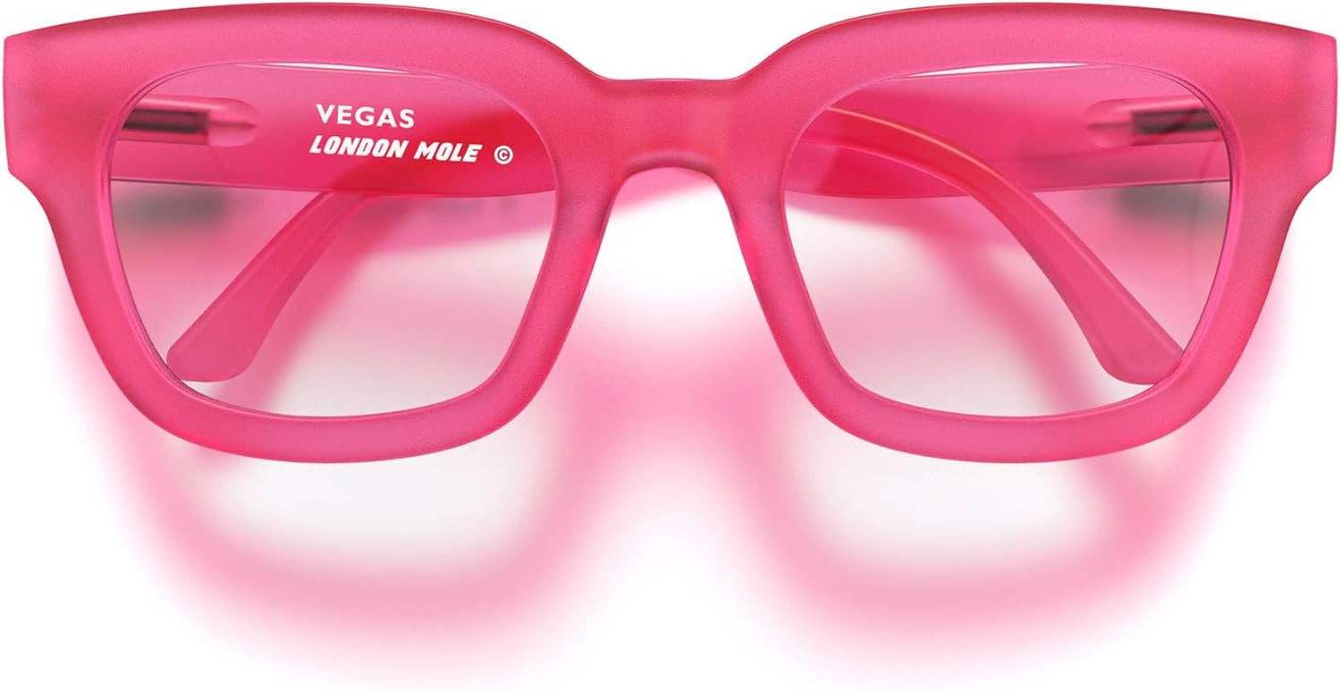 LONDON MOLE® Vegas large oversized reading glasses | Big bold modern square frame | Statement style readers for men and women | Amazon (US)