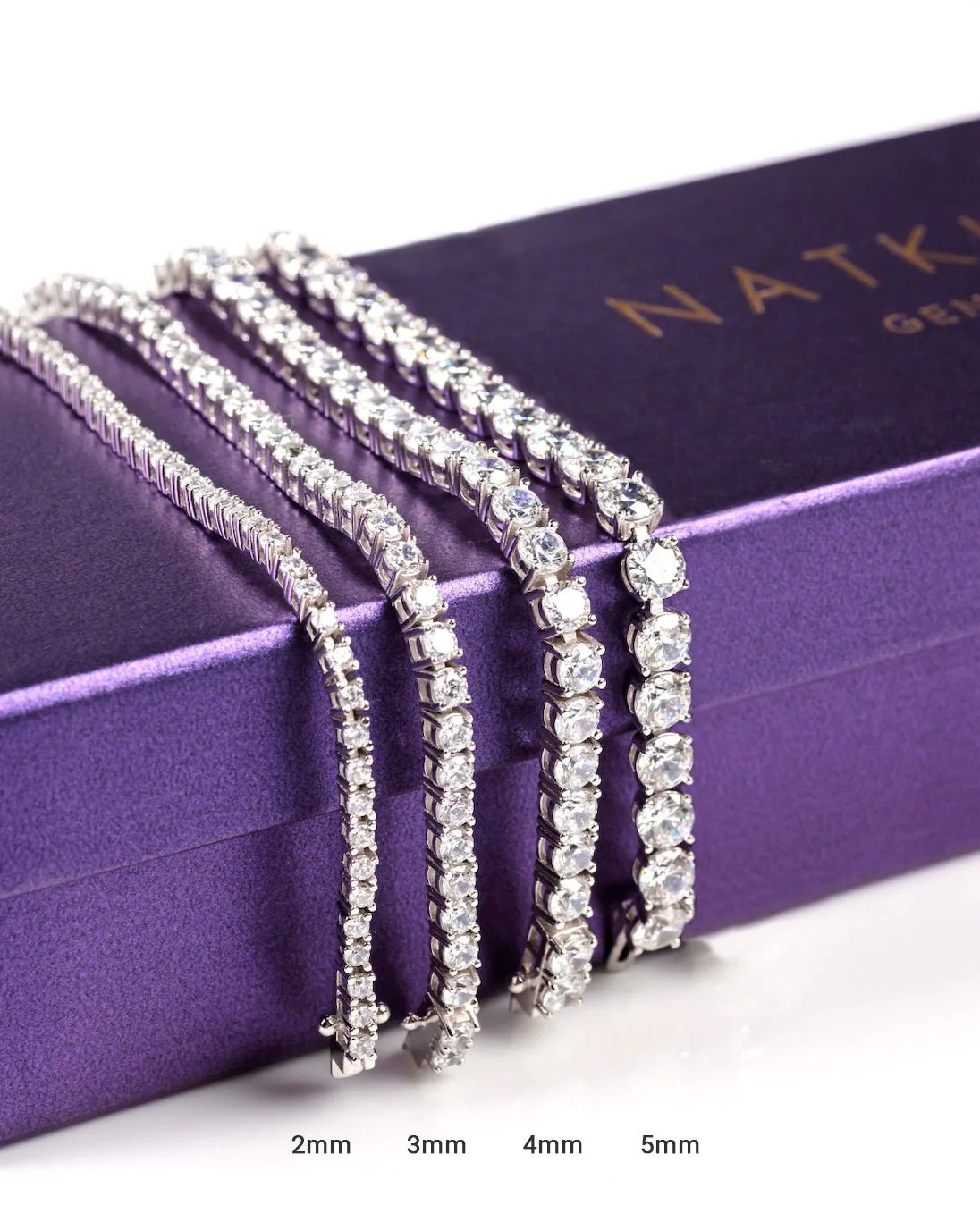 Classic Silver Tennis Bracelet | Natkina US