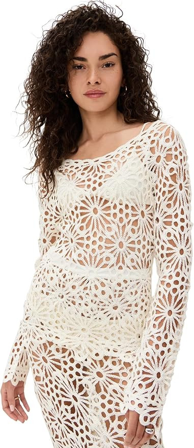 Norma Kamali Women's Off Shoulder Raglan Top | Amazon (US)