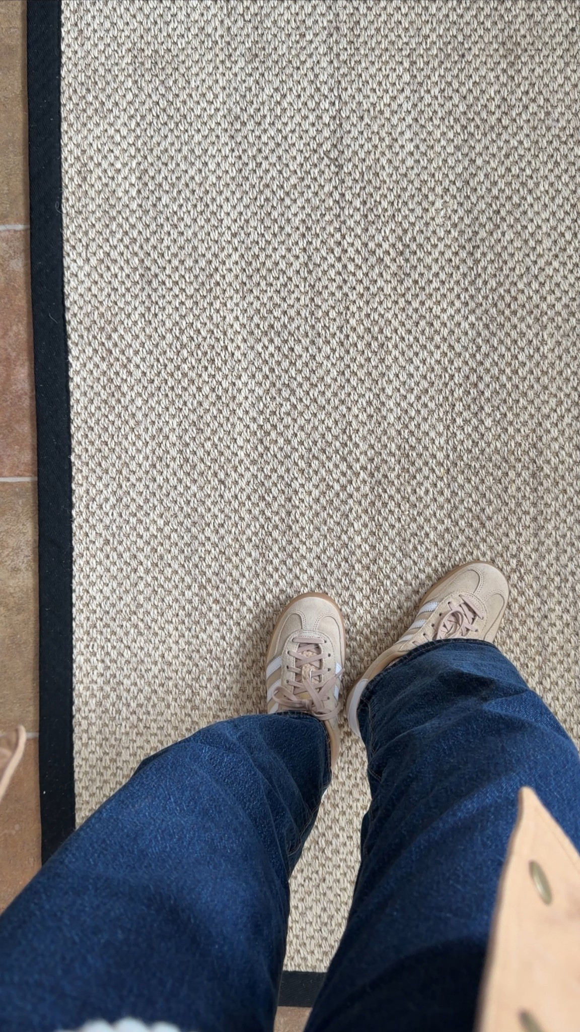 our new sisal entryway rug! love the texture on this and clean black border🤍

#LTKhome #LTKcanada