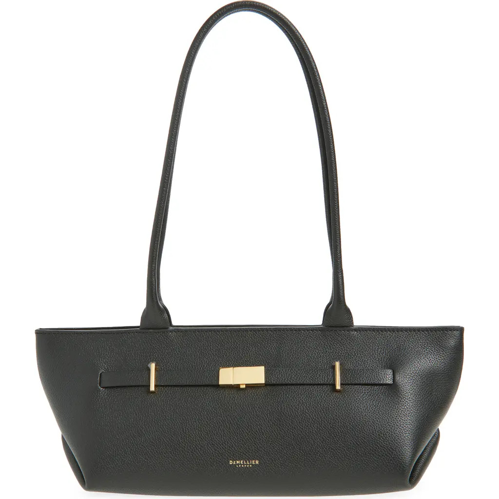 DeMellier The New York Leather Shoulder Bag in Black at Nordstrom | Nordstrom