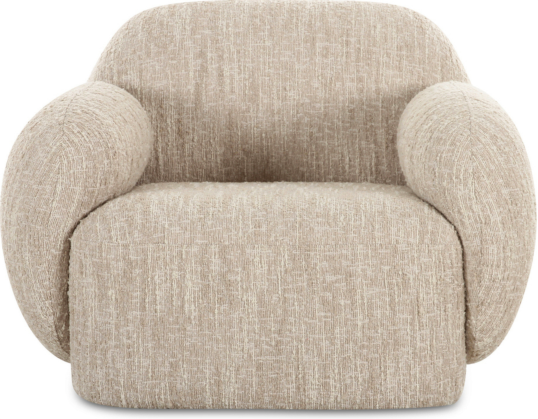 Hazel Lounge Chair In Off White | 1stopbedrooms
