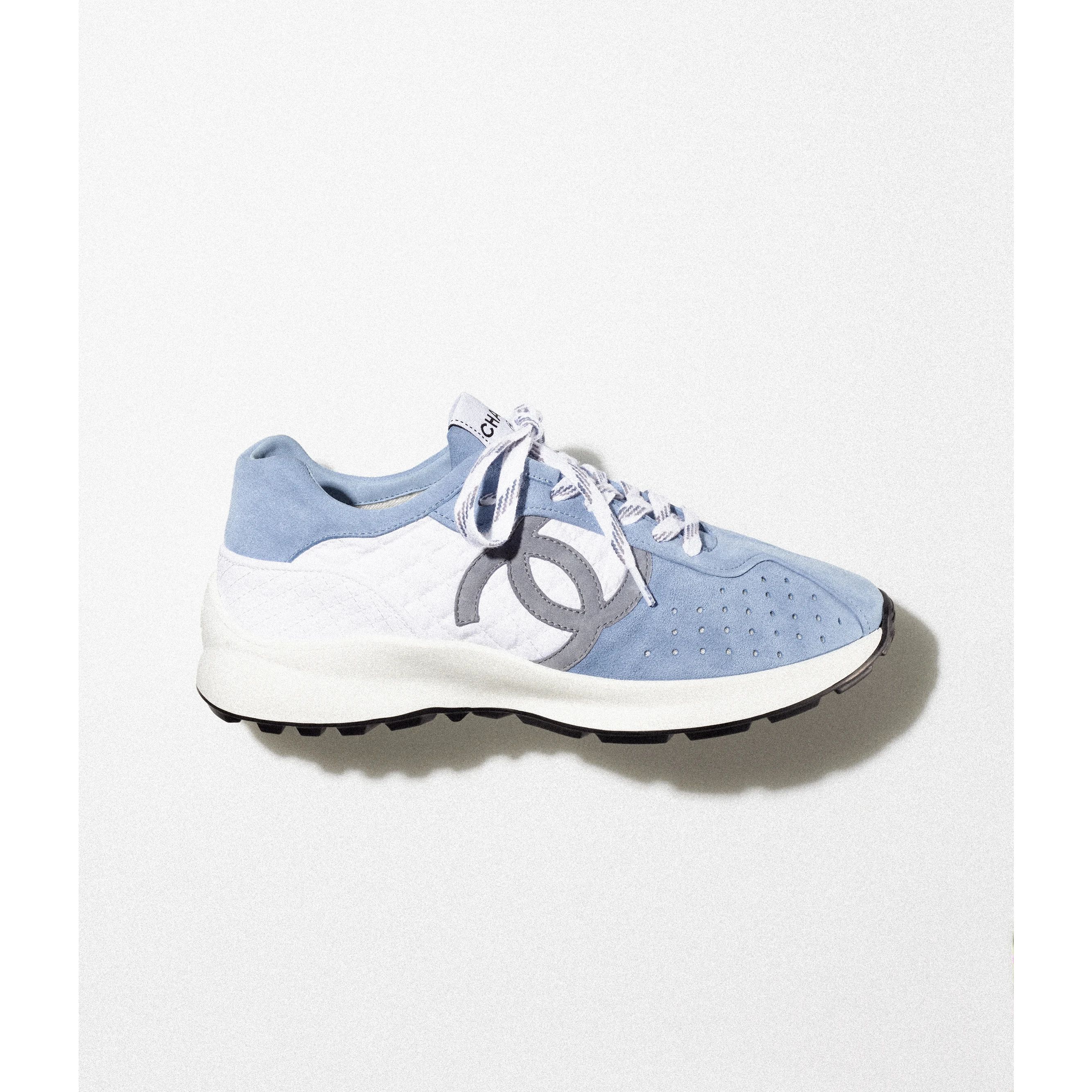 Sneakers - Fabric & suede kidskin — Fashion | CHANEL | Chanel, Inc. (US)