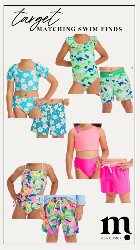 Target matching boy & girl swimsuits 

#LTKkids #LTKswim #LTKSeasonal