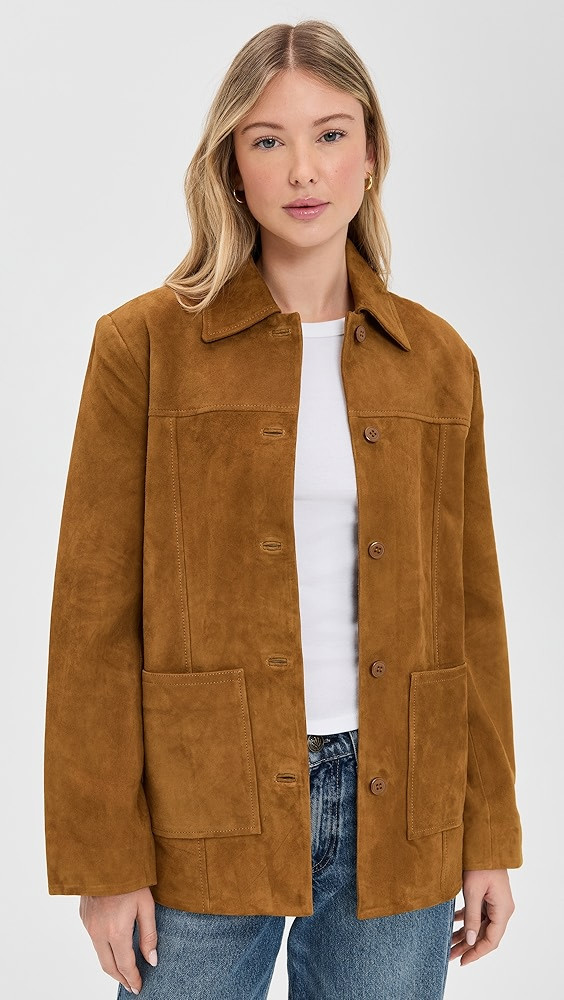 Veda Lincoln Suede Shirt Jacket | Shopbop