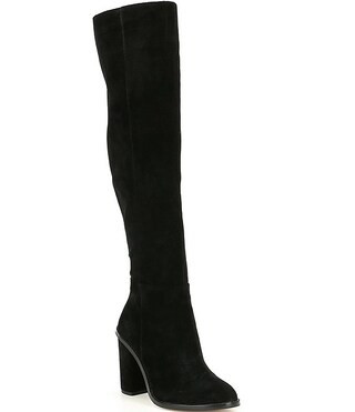 Barrine Suede Slim Calf Over-the-Knee Boots | Dillard's