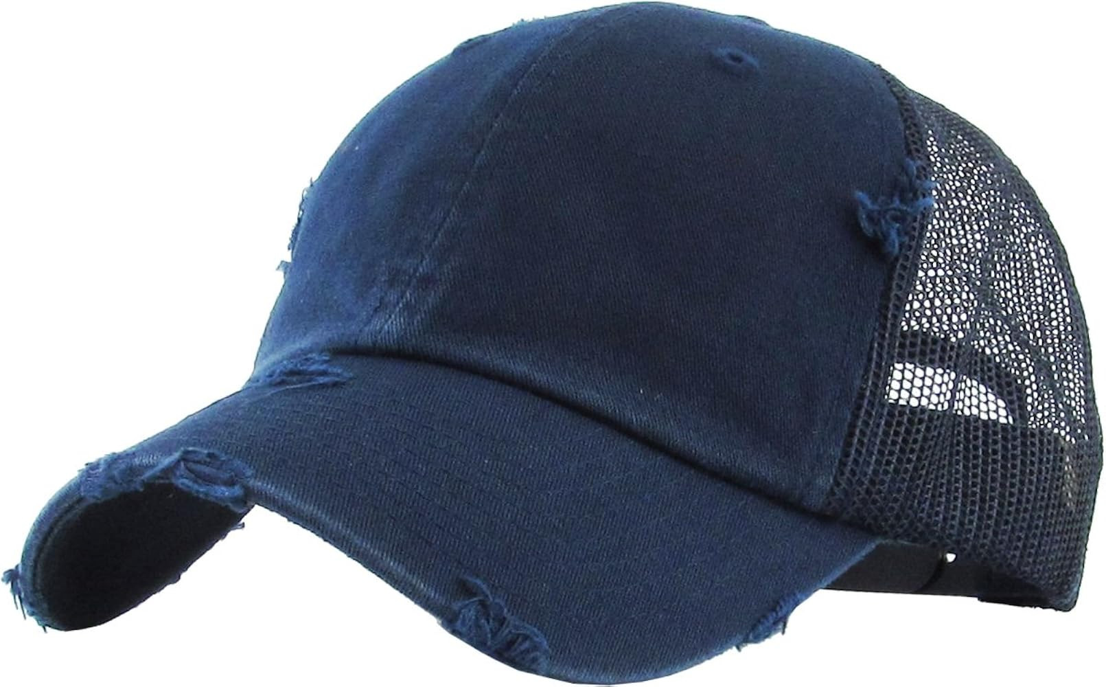 KBETHOS Vintage Washed Distressed Cotton Dad Hat Baseball Cap Adjustable Polo Trucker Unisex Styl... | Amazon (US)
