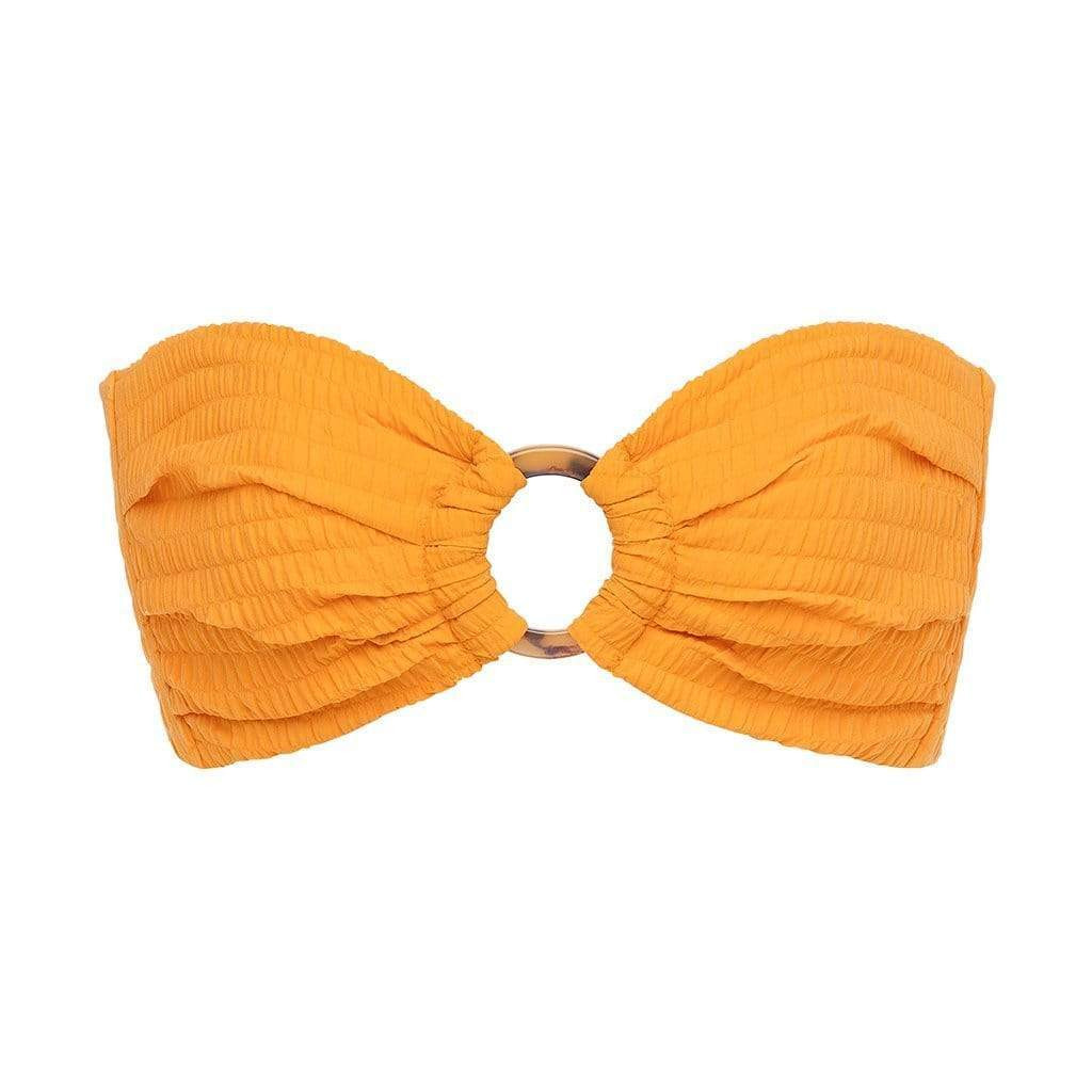 Mari Scrunch Tori Bandeau Bikini Top | Montce