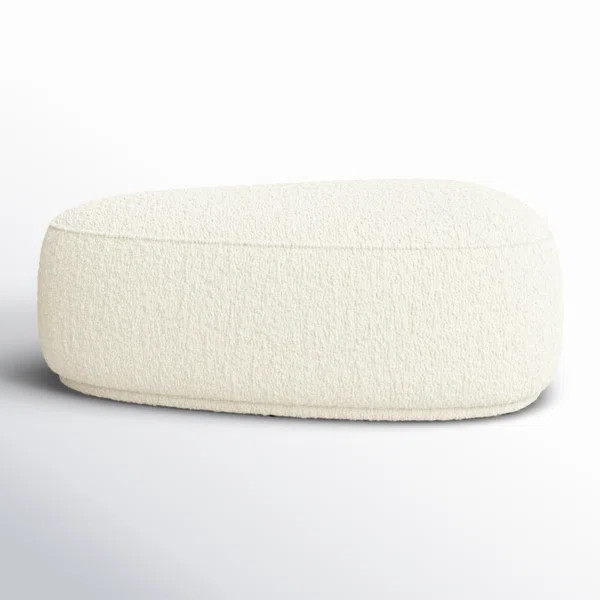 Adna 44'' Triangular Upholstered Ottoman | Wayfair North America