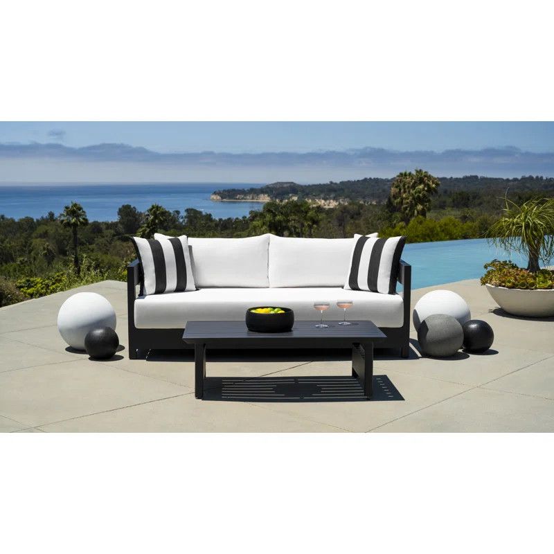 Rocha Outdoor Sofa And Coffee Table Collection, White | Wayfair North America