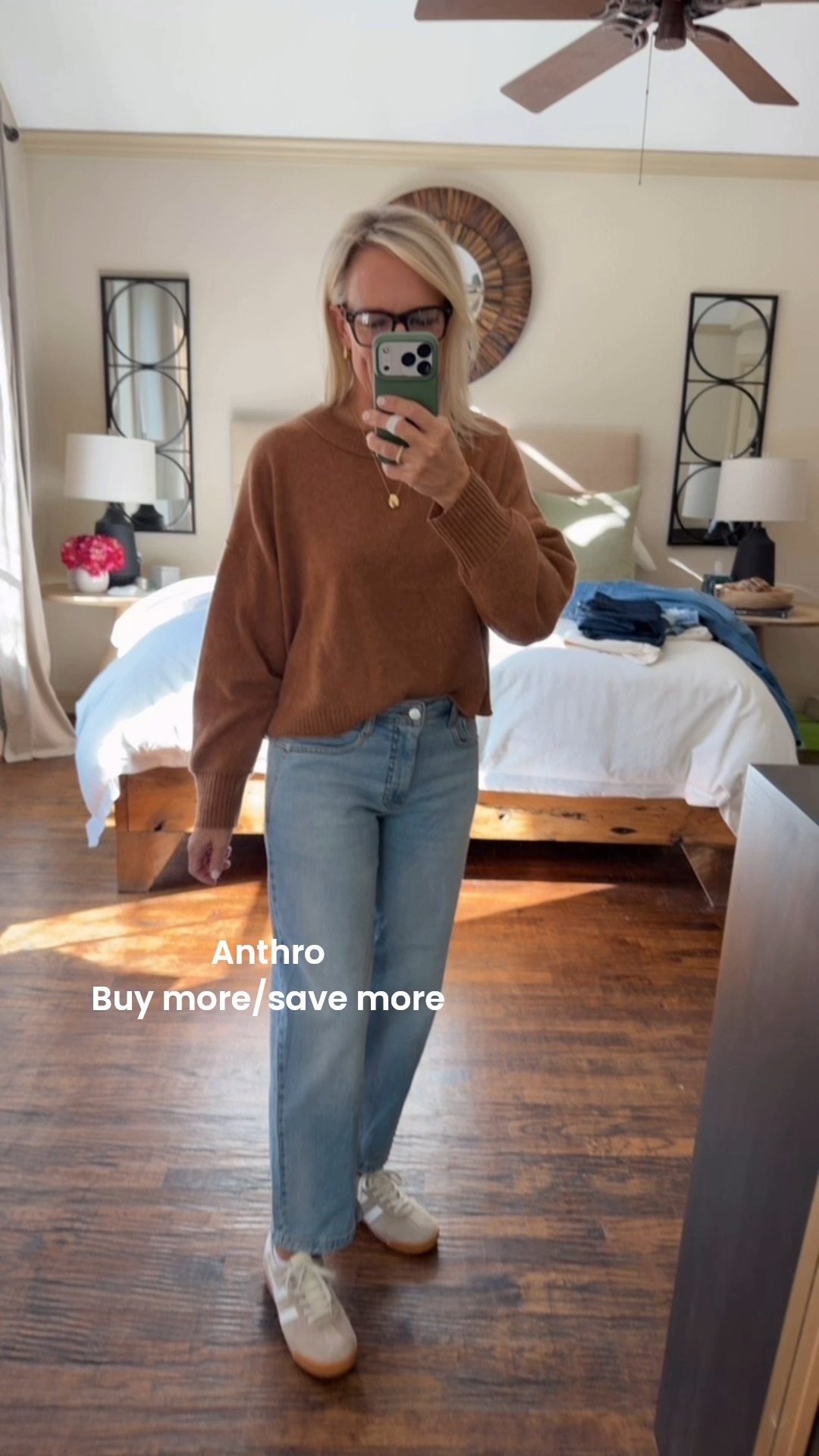 Buy more save more for a limited time Anthropologie. 
Save $50 off of $150.
Save $100 off of $300
Save $150 off of $500.

Denim – I sized down one size in these


#LTKOver40 #LTKSaleAlert #LTKGiftGuide