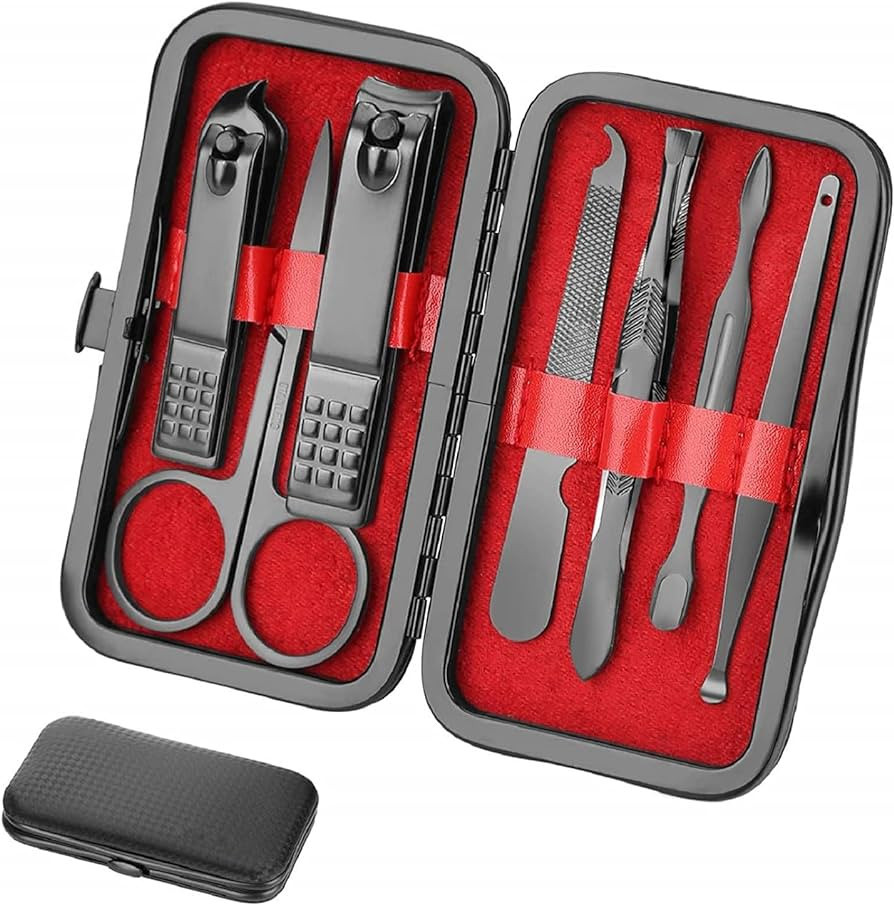 Manicure Set Personal Care Nail Clipper Kit Manicure 8 In 1 Professional Pedicure Set Mens Access... | Amazon (US)