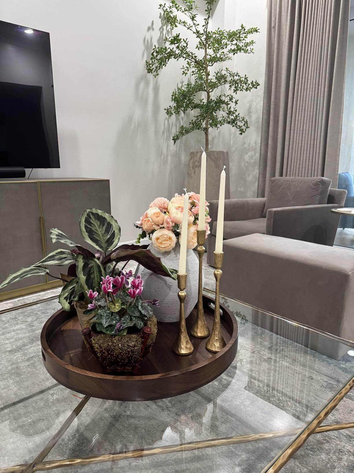 Rustic Ceramic Flower Vase Distressed Farmhouse Pottery Clay Large Terracotta Floor Vases for Dec... | Amazon (US)