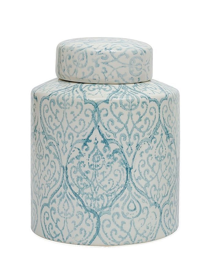 3R Studio Small Decorative Ceramic Ginger Jar w/Lid & Reviews - Vases - Home Decor - Macy's | Macys (US)