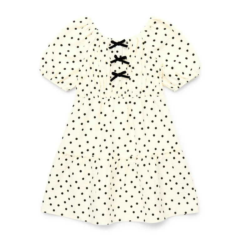 Zac Kids Polka Dot Printed Dress, Sizes 4-18 | Walmart (US)