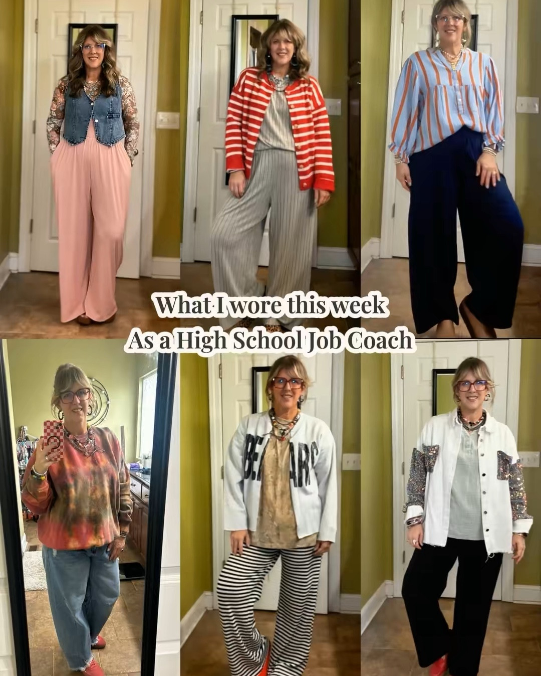 What I wore this week as a high school job Coach who loves fashion!

#LTKMidsize #LTKOver40 #LTKootd