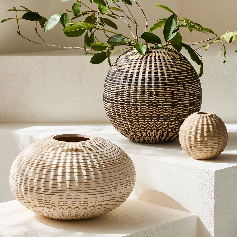 Ellara Ceramic Vases | West Elm (US)