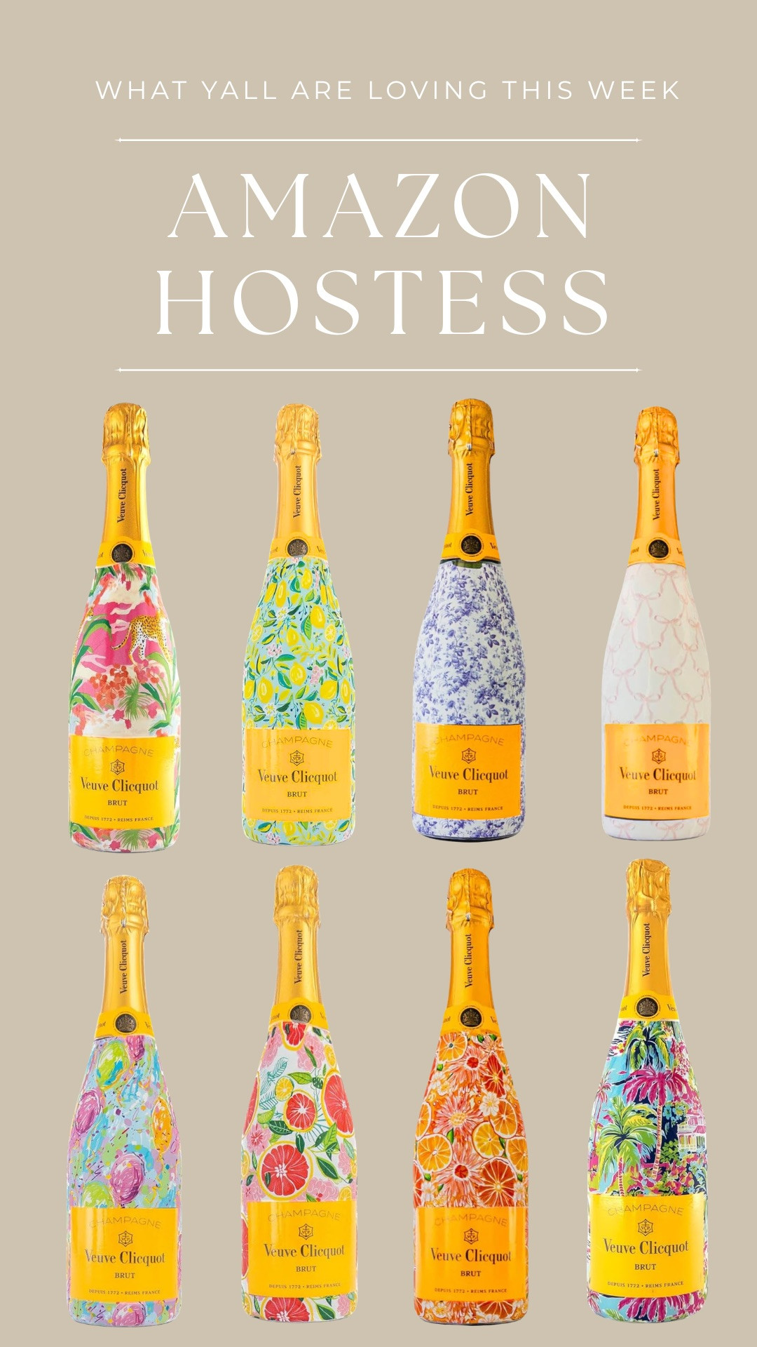 Hosting tip that brings instant fabulosity to the table 🍷✨ These DIY wine bottle wraps are the cutest little entertaining upgrade! Just shrink wrap over your favorite bottle. It feels so much more elevated with minimal effort, which we love. Perfect for summer dinners, girls nights, housewarming gifts, or adding a little personality to your bar cart.



hosting idea, hosting tips, amazon finds, amazon, diy, party theme, party favor, gift idea 

 #LTKHome