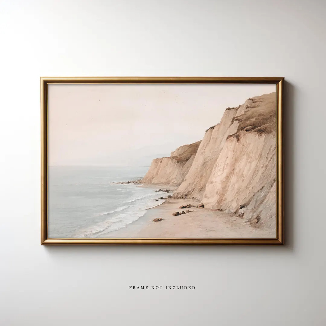 Plank & Pillow Coastal Wall Art | California Coast | Beach Decor | Etsy (US)