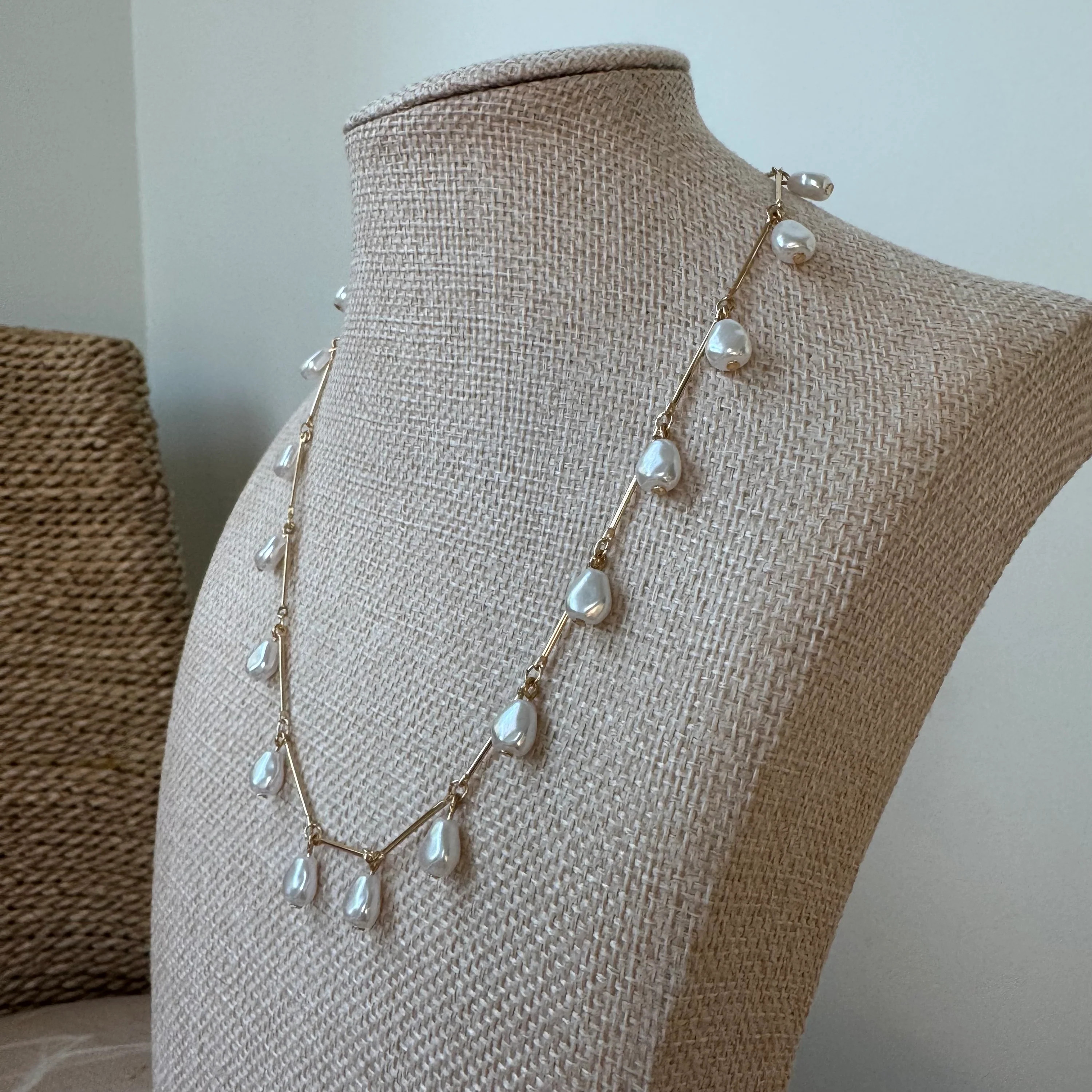 Raindrops of Pearls Necklace | Erin McDermott Jewelry