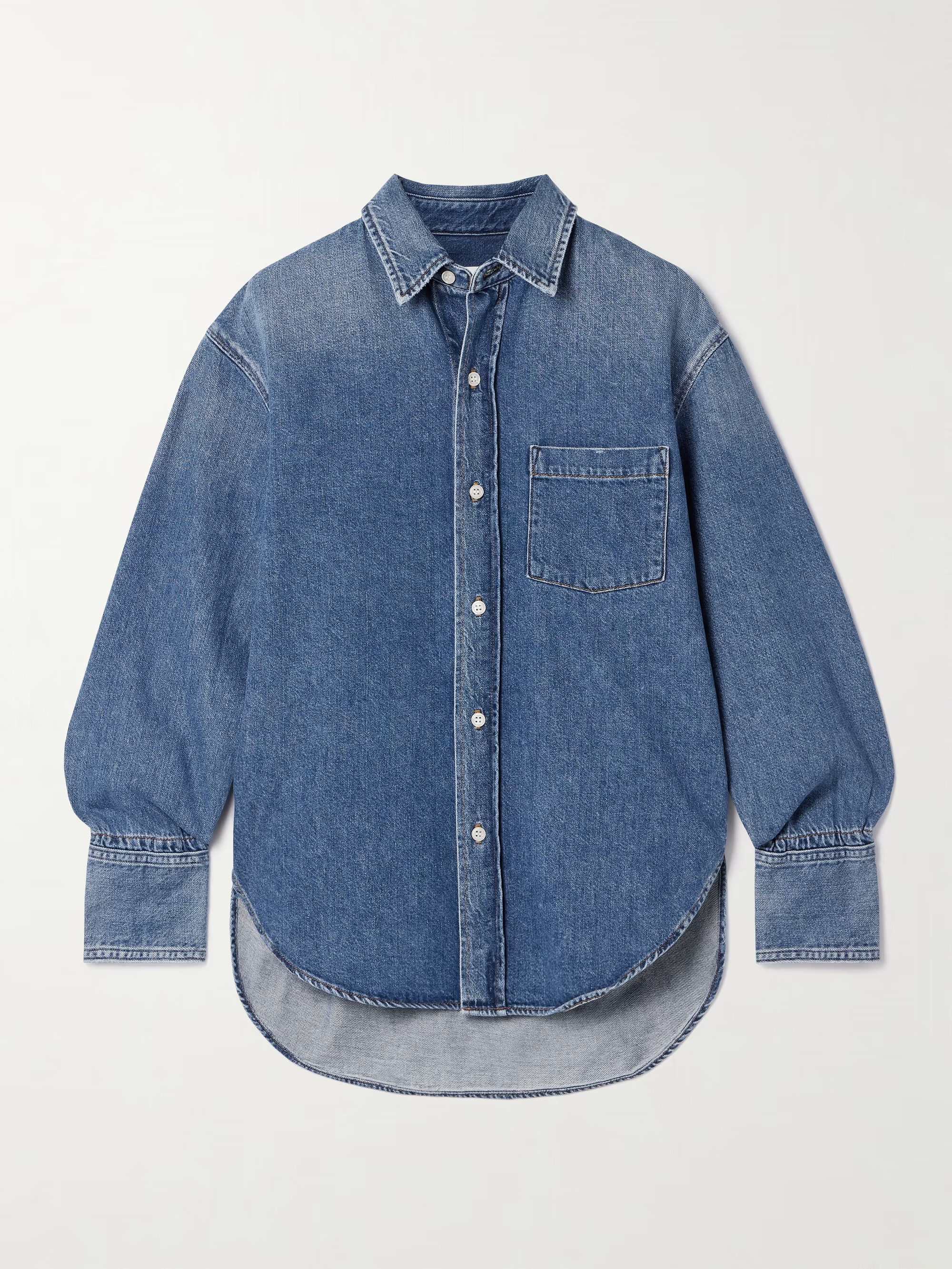 + Argent Harris denim shirt | NET-A-PORTER (US)