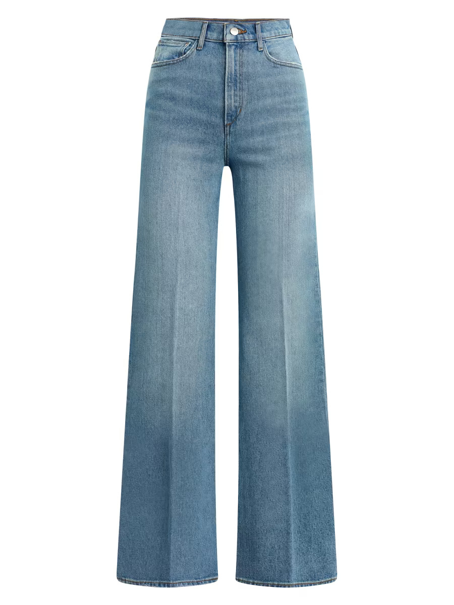Petite The Mia Wide-Leg Jeans | Saks Fifth Avenue